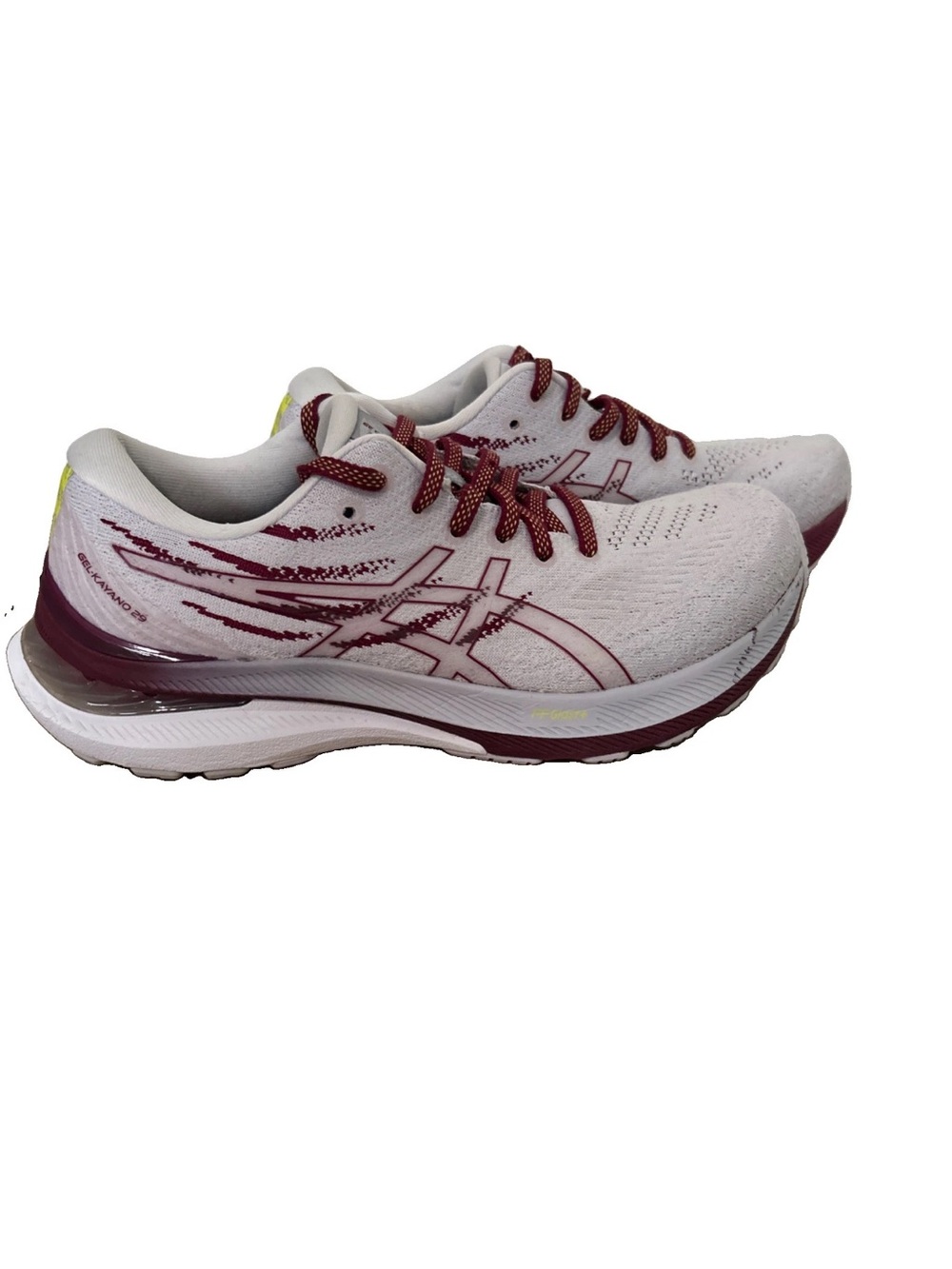 ASICS Gel Kayano 29 Women’s White Berry Running Shoe Sneaker Size 8